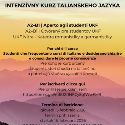 Intenzívny kurz talianskeho jazyka